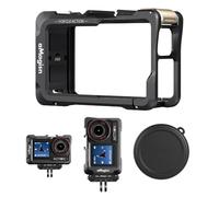 BeisDirect Cage de protection avec cache d'objectif pour DJI Osmo Action 5 Pro/4/3 Boîtier en métal Coque de protection de qualité supérieure horizontale et verticale Cadre de protection
