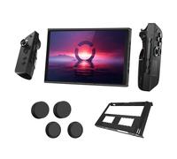 BeisDirect Coque de protection pour écran de console portable Lenovo Legion Go + coque à bascule en silicone rigide avec couvre-pouces pour accessoires Legion Go (Noir)