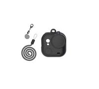 BeisDirect Coque en Silicone pour Insta360 GO Ultra Action Camera Cover avec Pare-Objectif et Sangle de Protection Manche Souple Antichoc Anti-Chute Housse de Protection (Noir)