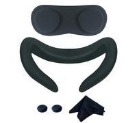 BeisDirect Ensemble de masques de réalité virtuelle pour casque Meta Quest 3 VR, anti-transpiration, étanche, masque pour les yeux, support d'interface faciale, coussin de protection pour objectif,