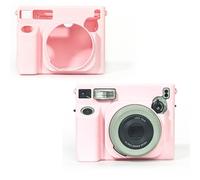 BeisDirect Étui de protection pour Instax Wide 400, étui de transport pour appareil photo, anti-rayures et anti-poussière en polycarbonate pour appareil photo Wide 400, rose, étui de protection