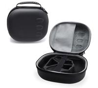 BeisDirect Étui de transport de voyage compatible avec Meta Quest 3, coque rigide en EVA résistant aux chocs, sac de rangement anti-rayures avec sac en maille pour accessoires Meta Quest 3, Noir ,