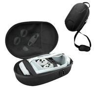 BeisDirect Étui de transport de voyage pour casque Pico 4 Ultra VR - Sac de rangement portable en EVA résistant aux chocs - Coque rigide avec sangle pour accessoires Pico4 Ultra VR, Noir , Étui de