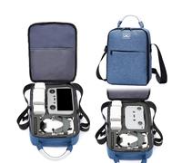 BeisDirect Étui de transport de voyage pour DJI Mini 4 Pro/DJI RC-N2/RC 2, sac de rangement portable, sac à dos pour DJI Mini 4 Pro, accessoires de drone, 31 x 22 x 10 cm, bleu, Moderne