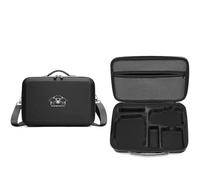 BeisDirect Étui de transport pour DJI Mini 5 Pro Fly More Combo, étui de rangement rigide avec bandoulière pour télécommande DJI RC 2/RC-N3, concentrateur de charge de batterie et accessoires, Noir