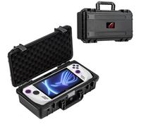 BeisDirect Étui de transport rigide pour console de jeu ASUS ROG Ally X/ROG Ally et accessoires, étui de protection de voyage étanche à coque rigide, 36,5 x 19,5 x 10,5 cm, Noir , étui de transport