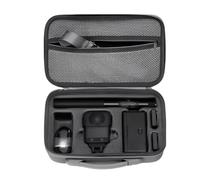 BeisDirect Étui de transport rigide pour DJI OSMO 360, sac de rangement grande capacité avec bandoulière pour appareil photo OSMO 360, étui de batterie, perche à selfie, adaptateur à dégagement rapide