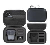 BeisDirect Étui de transport rigide pour DJI Osmo 360, sac de rangement pour appareil photo DJI Osmo 360, étui en silicone pour objectif, adaptateur à dégagement rapide, batterie et accessoires, Noir