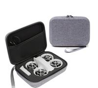 BeisDirect Étui de voyage rigide pour drone DJI Neo et accessoires, sac de transport portable, sac de rangement, résistant à la pression et aux chocs, sac à main de protection, 21 x 16 x 6 cm (gris)