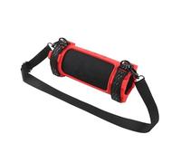 BeisDirect Étui en silicone pour haut-parleur Bluetooth portable JBL Flip 7, étui de transport pour haut-parleur de vélo, housse de protection avec sangle fixe et bandoulière (rouge)