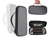 BeisDirect Étui rigide de poche compatible avec Rog Ally et accessoires, adaptateur chargeur AC, avec 10 cartouches de jeux SD EVA étui de transport pour Rog Ally (noir)
