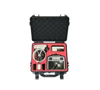 BeisDirect Étui rigide étanche pour drone DJI Flip et télécommande RC2/RC/RC-N3/N2/N1, sac de transport de voyage avec bandoulière, support de 8 batteries, hub de charge et accessoires, Noir , Étui de