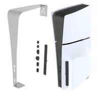 BeisDirect Housse anti-poussière pour console PS5 Slim avec bouchon poussière universel, Noir