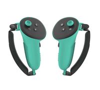 BeisDirect Housse de protection en silicone pour manette de réalité virtuelle Meta Quest 3 - Poignée anti-projection avec dragonne réglable - Vert