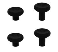 BeisDirect Lot de 2 paires de capuchons à bascule modifiés pour manette de jeu Lenovo Legion Go - Coque colorée de rechange pour joystick à bascule (noir)