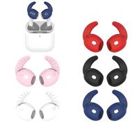 BeisDirect Lot de 5 paires d'embouts en silicone pour écouteurs AirPods 4 Bluetooth - Souple - Antidérapants - Pour le sport - Anti-chute - Accessoires de protection