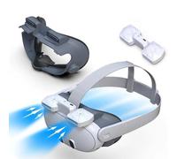 BeisDirect Masque facial VR pour casque Meta Quest 3 VR, interface faciale, radiateur, masque cool, masque large pour les yeux de rechange pour Quest 3 accessoires