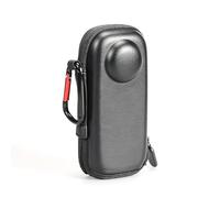 BeisDirect Mini étui de transport pour appareil photo Insta360 X4 - Sac de rangement de protection rigide en polyuréthane pour accessoires d'appareil photo Insta360 X4, 14,3 x 7,2 x 5,6 cm, Noir ,