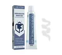 BeisDirect Ruban Isolant Liquide Ruban Electrique Liquide Ruban de Réparation Fil Electrique Cable Coat Fix Line Glue Wide Range Pâte d'Isolation Liquide (50ml Blanc)