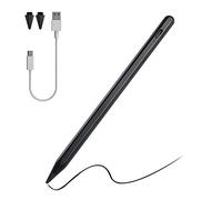 BeisDirect Stylet sensible à la pression pour iPad, Huawei XiaoMi MiPad 5 Pro 11" 2021 MiPad5 - Stylet tactile rechargeable (noir)