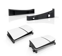 BeisDirect Support Horizontal pour Console PS5 Slim - Compatible avec PS5 Disc & Digital Edition - Accessoires avec Antidérapant Mads (Noir)
