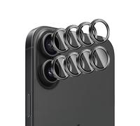 BEISHKJ Lot de 4 Protecteurs D'objectif D'appareil Photo compatibles pour iPhone 17, HD Clear Anti-Scratch,verre trempé 9H, clarté HD sans bulles, Anti-rayures, Ultra Résistant Film Verre Trempé