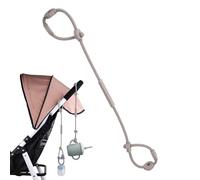 Beißri Sangle de sécurité pour jouets en silicone de qualité alimentaire, réglable, 51,5 x 2 cm, extensible, pour poussette, chaise haute, porte-jouet, anti-chute, accessoire de bébé, organisateur de