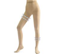 Beister 20-30 mmHg Medicale Chaussettes de Compression Bout Fermé | Soulage Varices, œdème. Taille Haute Anti-glisse, Entrejambe Renforcé. Pour Infirmiers, Grossesse, Vols & Station Debout.