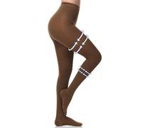 Beister 20-30 mmHg Medicale Chaussettes de Compression Bout Fermé | Soulage Varices, œdème. Taille Haute Anti-glisse, Entrejambe Renforcé. Pour Infirmiers, Grossesse, Vols & Station Debout.