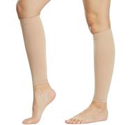 beister Bas De Compression Mollets Homme & Femme, 20-30mmhg Bas De Contention Sans Pied Medical Classe 2 Soutien Graduel, Manchon de Compression Mollet, Indiqué pour Les varices, l'œdème, Le vol