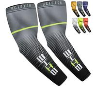 beister Manchettes de Bras Homme & Femme, Sun Anti-UV Protection UPF 50+ Manchons de Refroidissement Antidérapants, Manchette Gaming, Manchons de Sport Compression pour Cyclisme, Basket-ball, Running