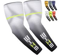 beister Manchettes de Bras Homme & Femme, Sun Anti-UV Protection UPF 50+ Manchons de Refroidissement Antidérapants, Manchette Gaming, Manchons de Sport Compression pour Cyclisme, Basket-ball, Running