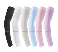beister Manchon Bras Homme & Femme (3/6),Anti UV Protection UPF 50+ Manche de Bras Avant,Refroidissement Antidérapant Manchette Gaming,Cooling Sport Compression Arm Sleeves pour Cyclisme,Running