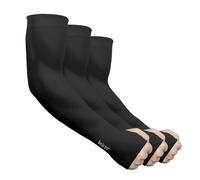 beister Manchon Bras Homme & Femme (3/6),Anti UV Protection UPF 50+ Manche de Bras Avant,Refroidissement Antidérapant Manchette Gaming,Cooling Sport Compression Arm Sleeves pour Cyclisme,Running