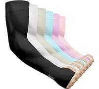 beister Manchon Bras Homme & Femme (3/6),Anti UV Protection UPF 50+ Manche de Bras Avant,Refroidissement Antidérapant Manchette Gaming,Cooling Sport Compression Arm Sleeves pour Cyclisme,Running