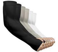 beister Manchon de Bras Homme & Femme (1/3/6),Anti-UV Protection UPF 50+Manche Bras Avec Trou pour Le Pouce,Antidérapants Cooling Manchette Gaming,Sport Compression Arm Sleeves pour Cyclisme,Running