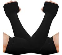beister Manchon de Bras Homme & Femme (1/3/6),Anti-UV Protection UPF 50+Manche Bras Avec Trou pour Le Pouce,Antidérapants Cooling Manchette Gaming,Sport Compression Arm Sleeves pour Cyclisme,Running