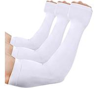 beister Manchon de Bras Homme & Femme (1/3/6),Anti-UV Protection UPF 50+Manche Bras Avec Trou pour Le Pouce,Antidérapants Cooling Manchette Gaming,Sport Compression Arm Sleeves pour Cyclisme,Running