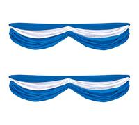 Beistle Banderole en Tissu Bleu/Blanc