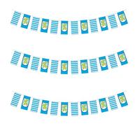 Beistle Creation A S54243AZ3 25,4 x 3,6 m, Plastique, Pack of 3