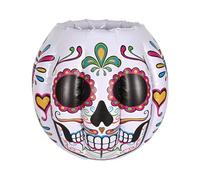Beistle Glacière gonflable Day of the Dead Sugar Skull - 39,4 x 55,9 cm - Porte-boisson pour fêtes Día de Los Muertos, célébrations mexicaines, peut contenir environ 48 canettes de 350 ml