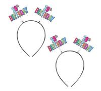 Beistle Lot de 2 bandeaux amusants Happy 19th Birthday - Fournitures de fête d'anniversaire - Fabriqué aux États-Unis