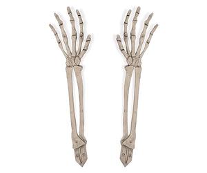 Beistle Lot de 2 piquets de Jardin en Plastique à thème Effrayant de 44,5 cm - Décoration de pelouse d'halloween - Célébration avec Vous Depuis 1900 - Blanc/Gris