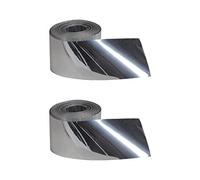 Beistle Lot de 2 serpentins d'anniversaire en plastique métallique pour intérieur et extérieur pour réceptions de mariage, fêtes de remise de diplôme, décorations de réveillon du Nouvel An, 5,1 cm x
