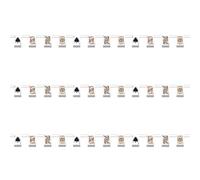 Beistle Lot de 3 fanions de cartes à jouer, 30,5 cm, multicolore