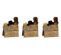 Beistle Lot de 3 pièces de Centre de Table occidentales 3D