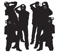 2 Décorations Murales Paparazzi 1,7 M Multicolore