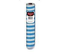 Beistle Rouleau de Table Oktoberfest, Bleu, Blanc, 101,6 cm x 30,5 m