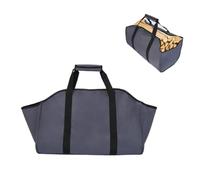 BEISUOSI Sac de transport pour bois de cheminée, porte-bûches, extra large, durable, poêle à bois, bûches, camping, aménagement paysager, gris, L, Moderne
