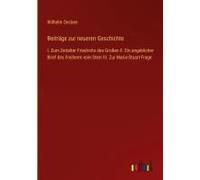 Beiträge Zur Neueren Geschichte